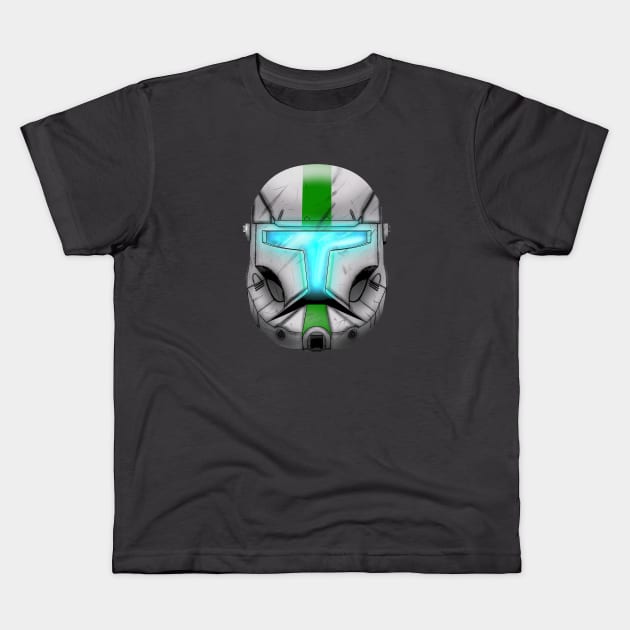 Fixer Helmet Republic Commando Kids T-Shirt by Cmmndo_Sev